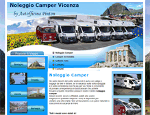 Tablet Screenshot of noleggiocampervicenza.it